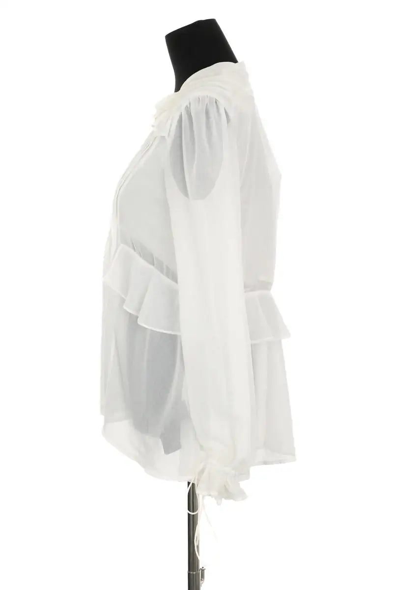 Blouse The Kooples Blanc en Synthétique