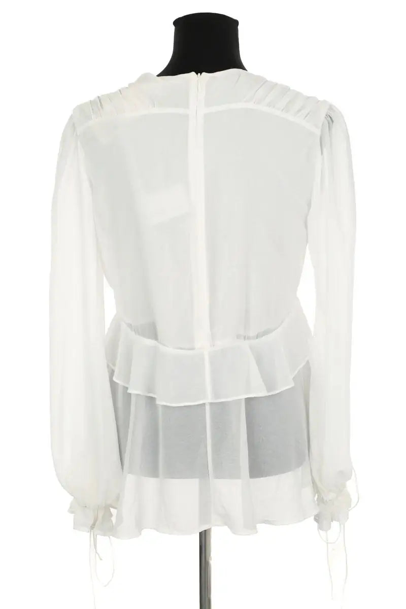 Blouse The Kooples Blanc en Synthétique