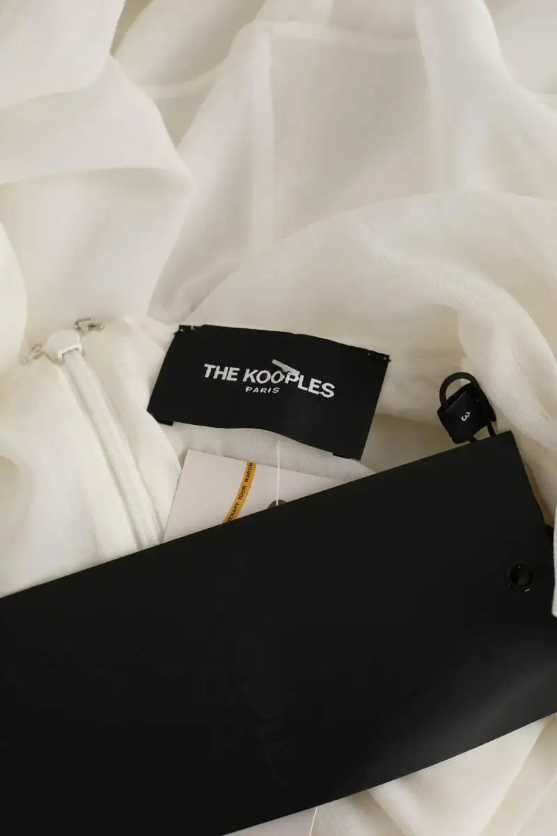 Blouse The Kooples Blanc en Synthétique