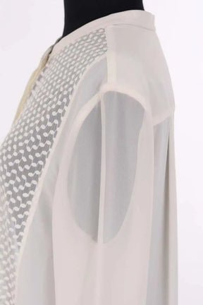 Blouse The Kooples Blanc en Synthétique