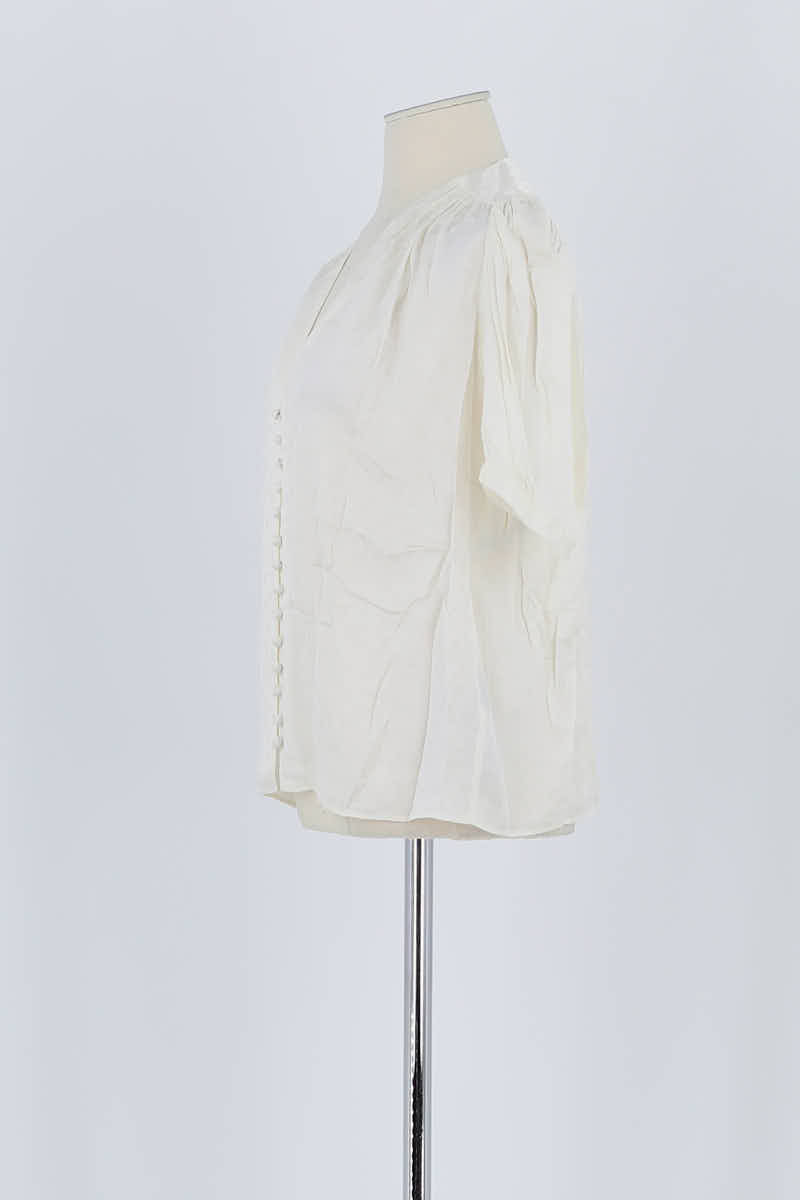 Blouse The Kooples Blanc en Viscose