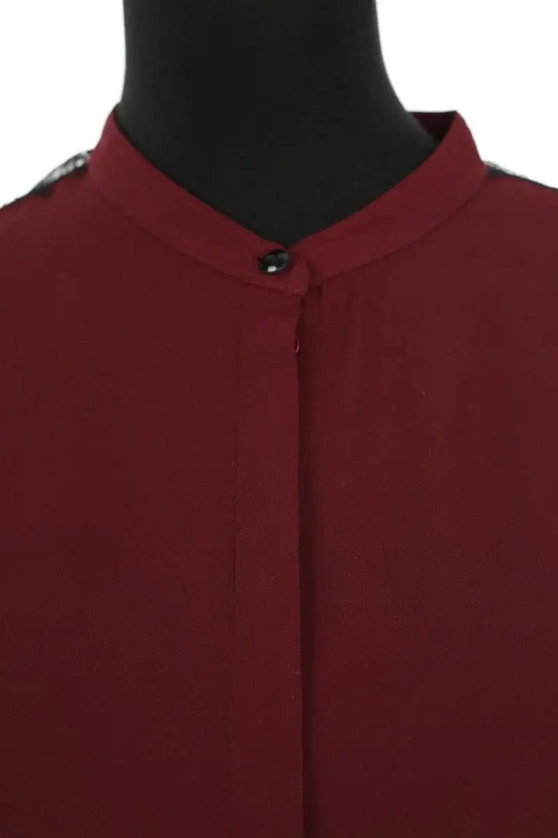Blouse The Kooples Bordeaux en Polyester