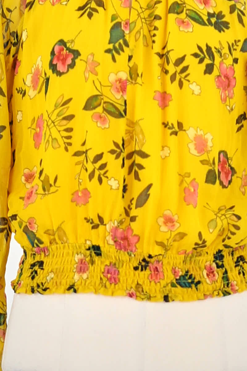 Blouse The Kooples Jaune en Viscose
