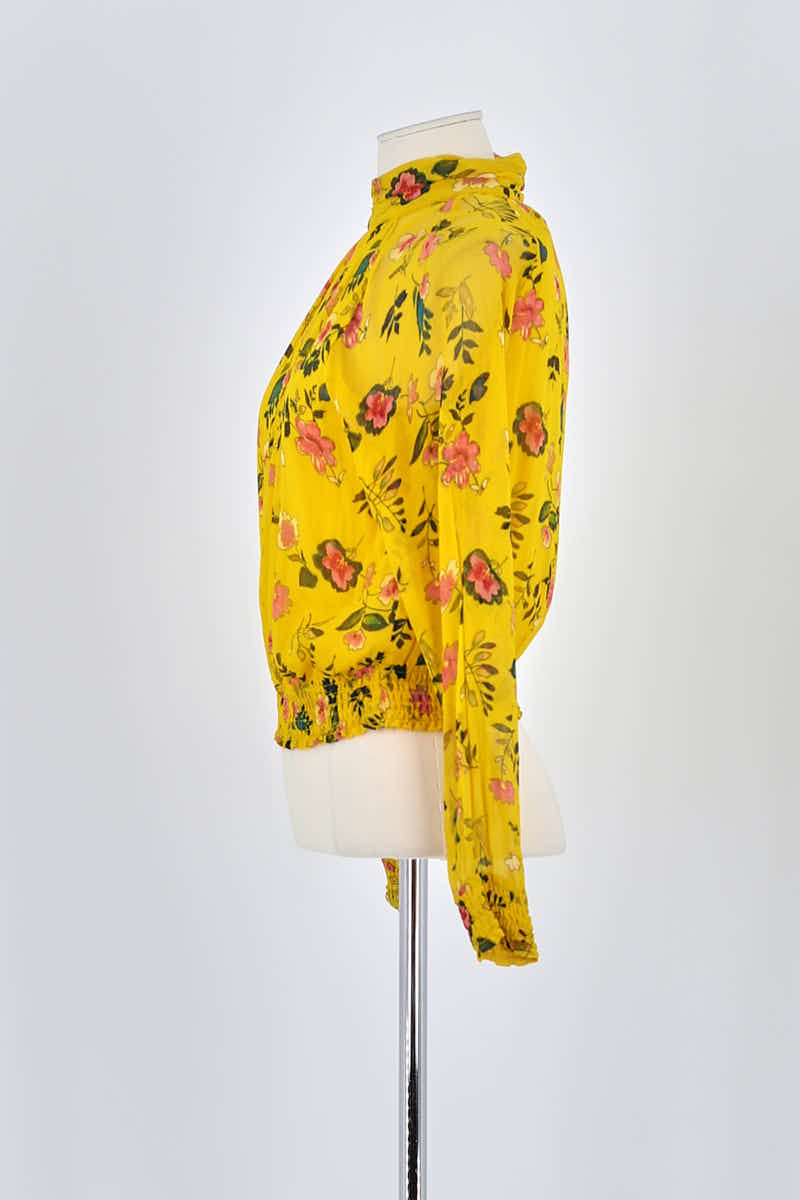 Blouse The Kooples Jaune en Viscose