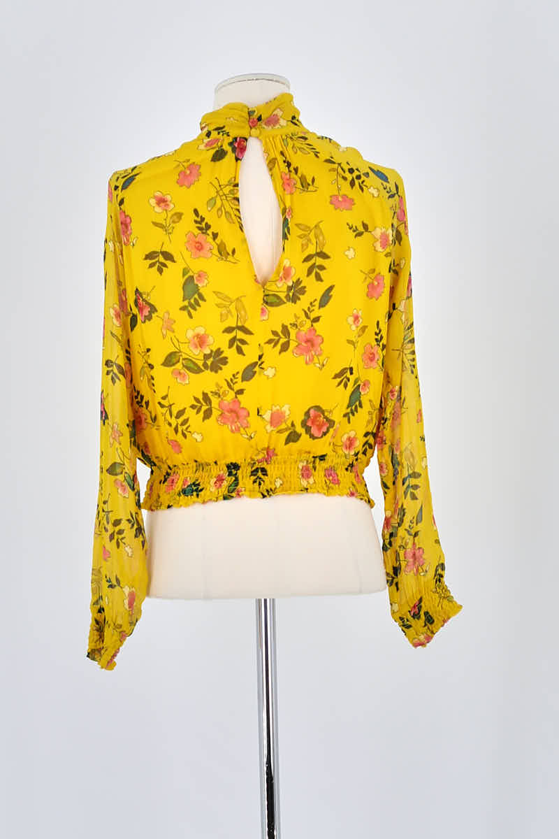Blouse The Kooples Jaune en Viscose
