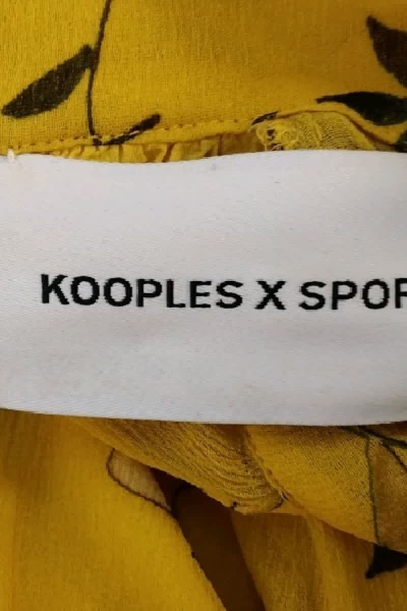 Blouse The Kooples Jaune en Viscose