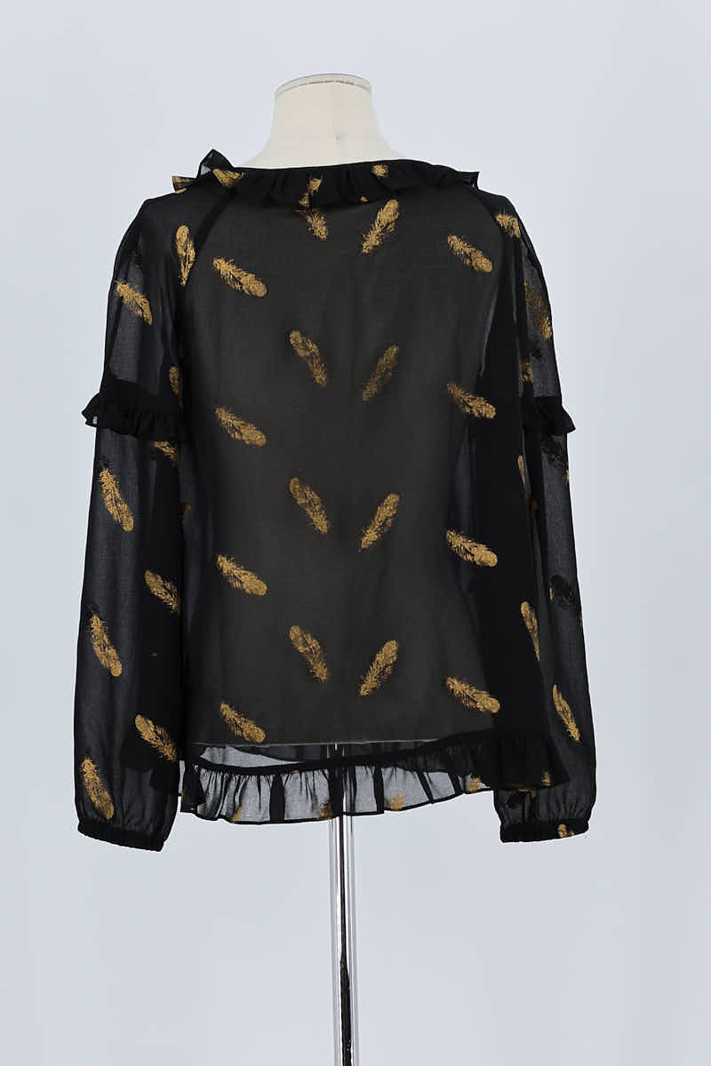 Blouse The Kooples Noir en Polyester