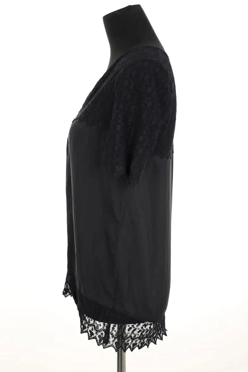 Blouse The Kooples Noir en Soie
