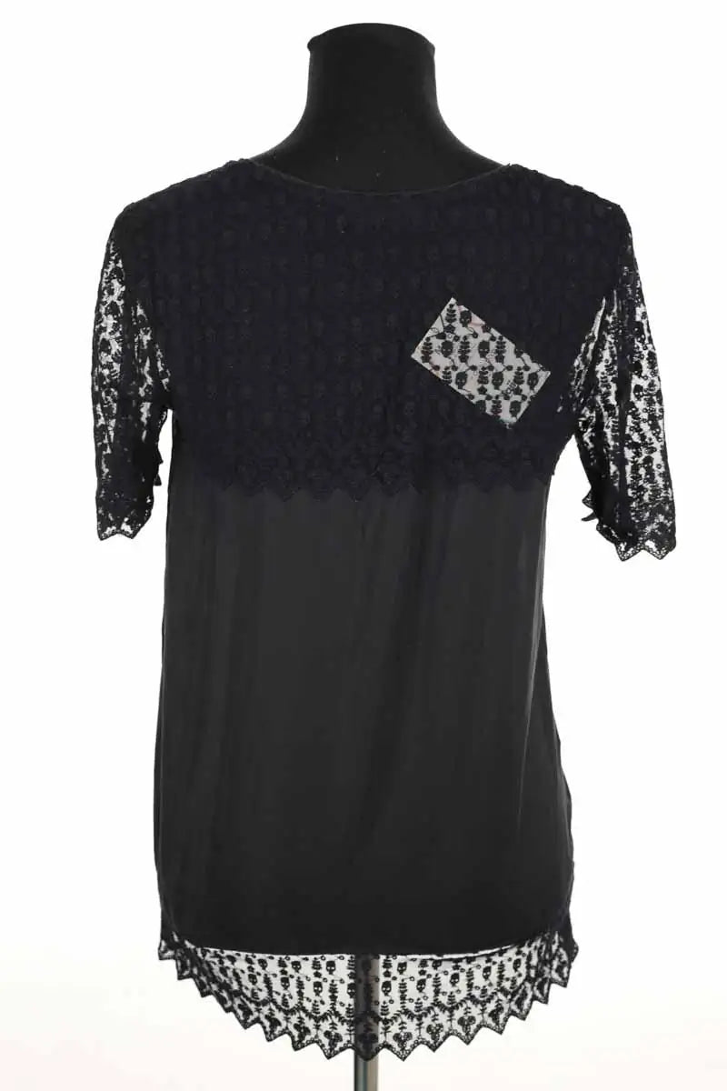 Blouse The Kooples Noir en Soie