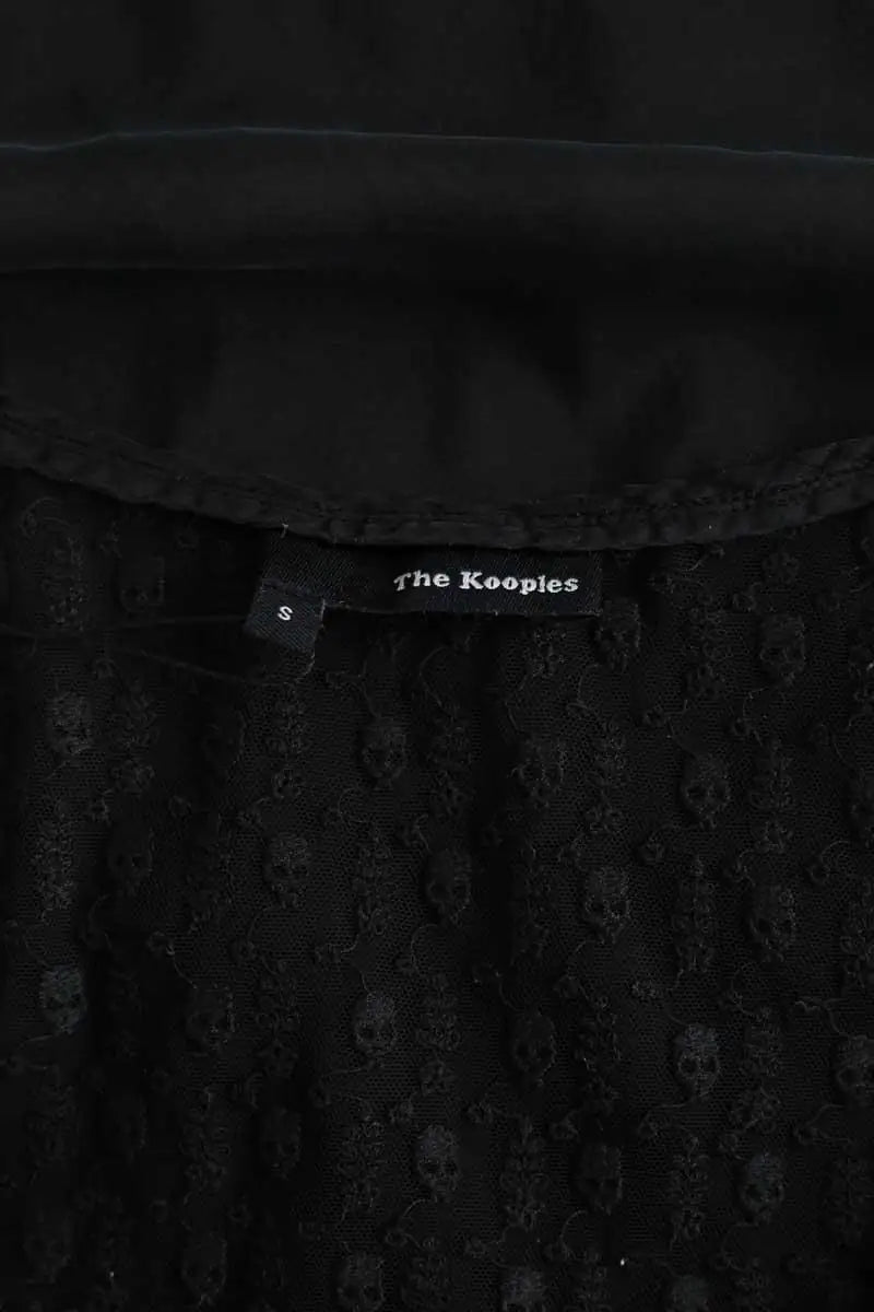 Blouse The Kooples Noir en Soie