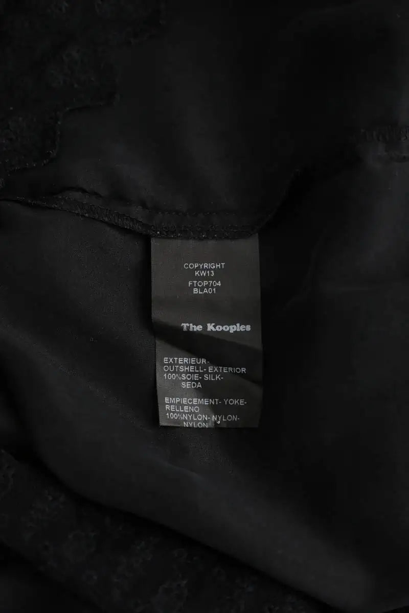 Blouse The Kooples Noir en Soie