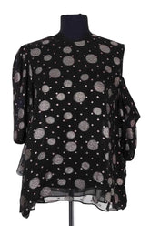 Blouse The Kooples Noir en Soie, taille S - Seconde Main