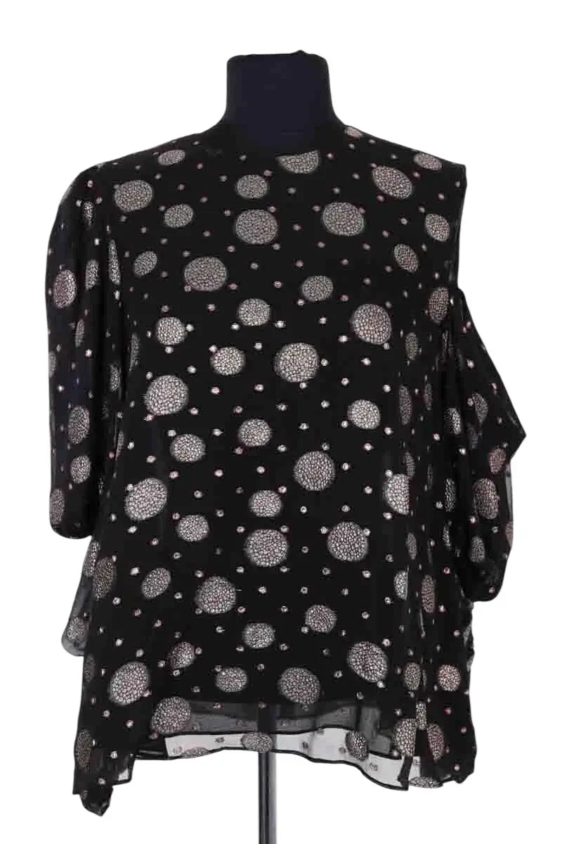 Blouse The Kooples Noir en Soie, taille S - Seconde Main