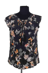 Blouse The Kooples Noir en Soie, taille S - Seconde Main