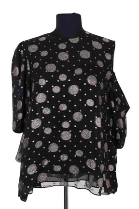 Blouse The Kooples Noir en Soie, taille S - Seconde Main