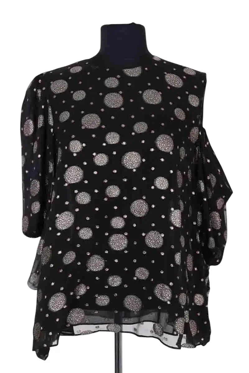 Blouse The Kooples Noir en Soie, taille S - Seconde Main