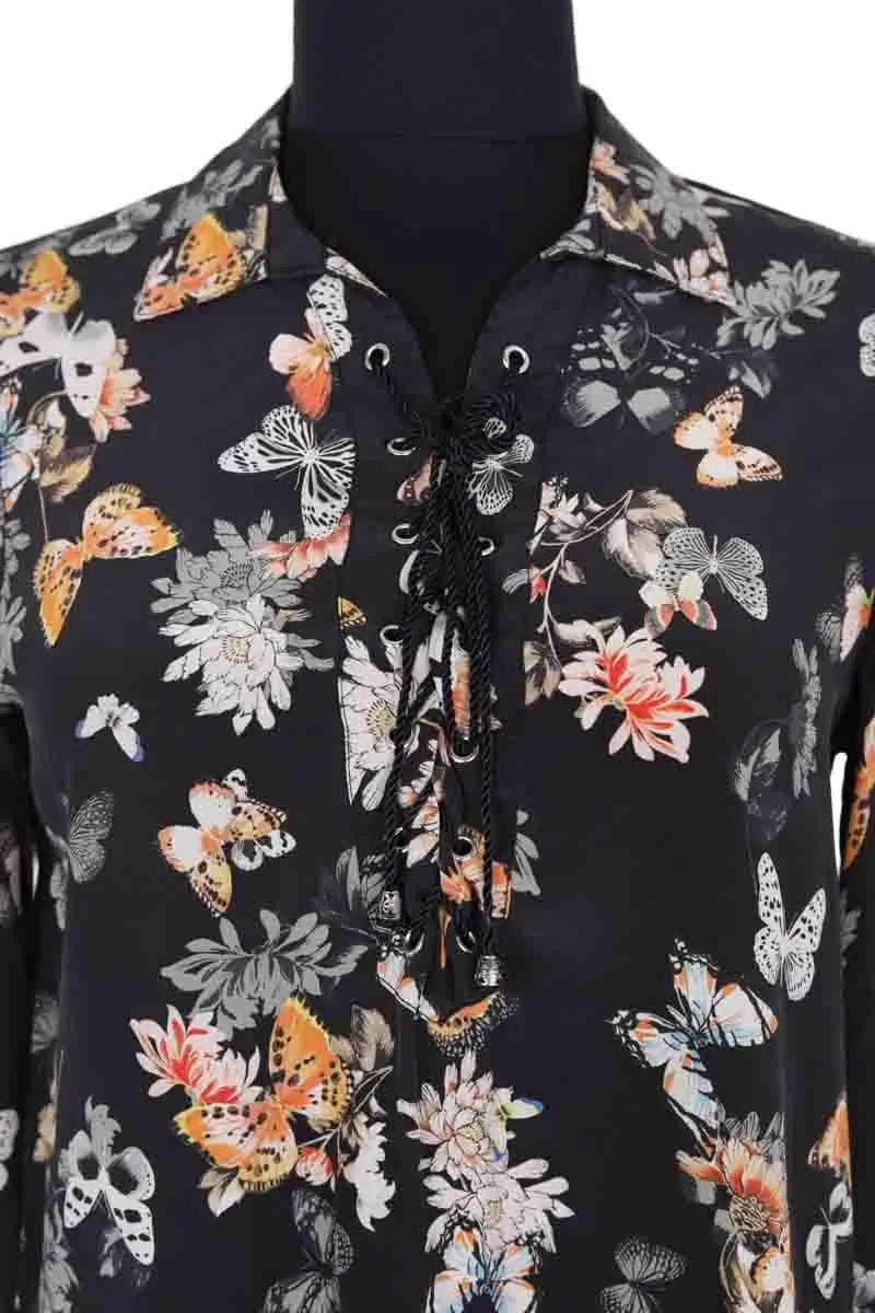 Blouse The Kooples Noir en Soie