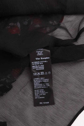 Blouse The Kooples Noir en Soie