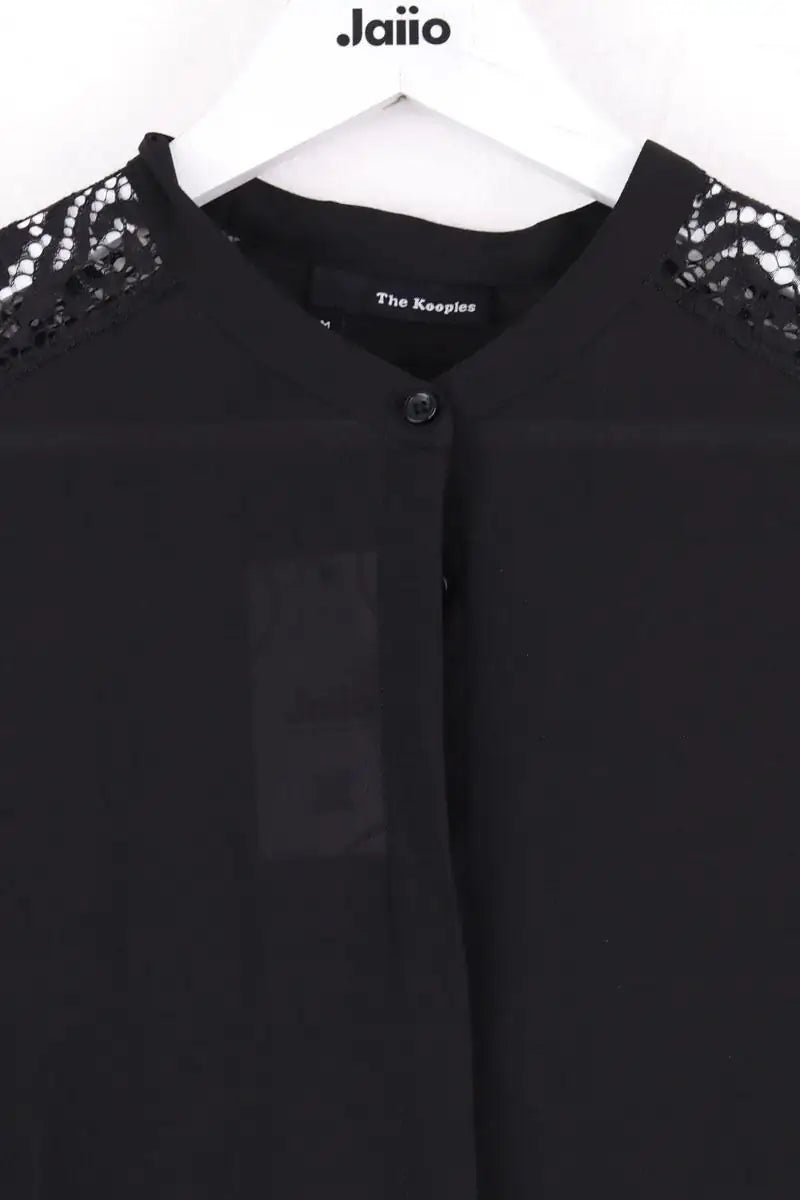 Blouse The Kooples Noir en Synthétique