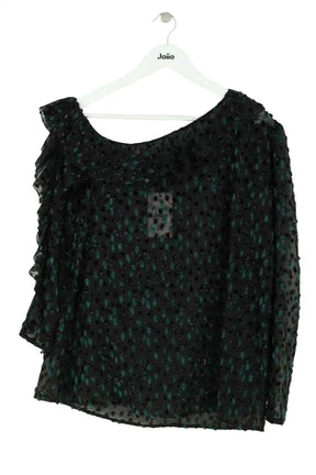 Blouse The Kooples Noir en Synthétique, taille M - Seconde Main