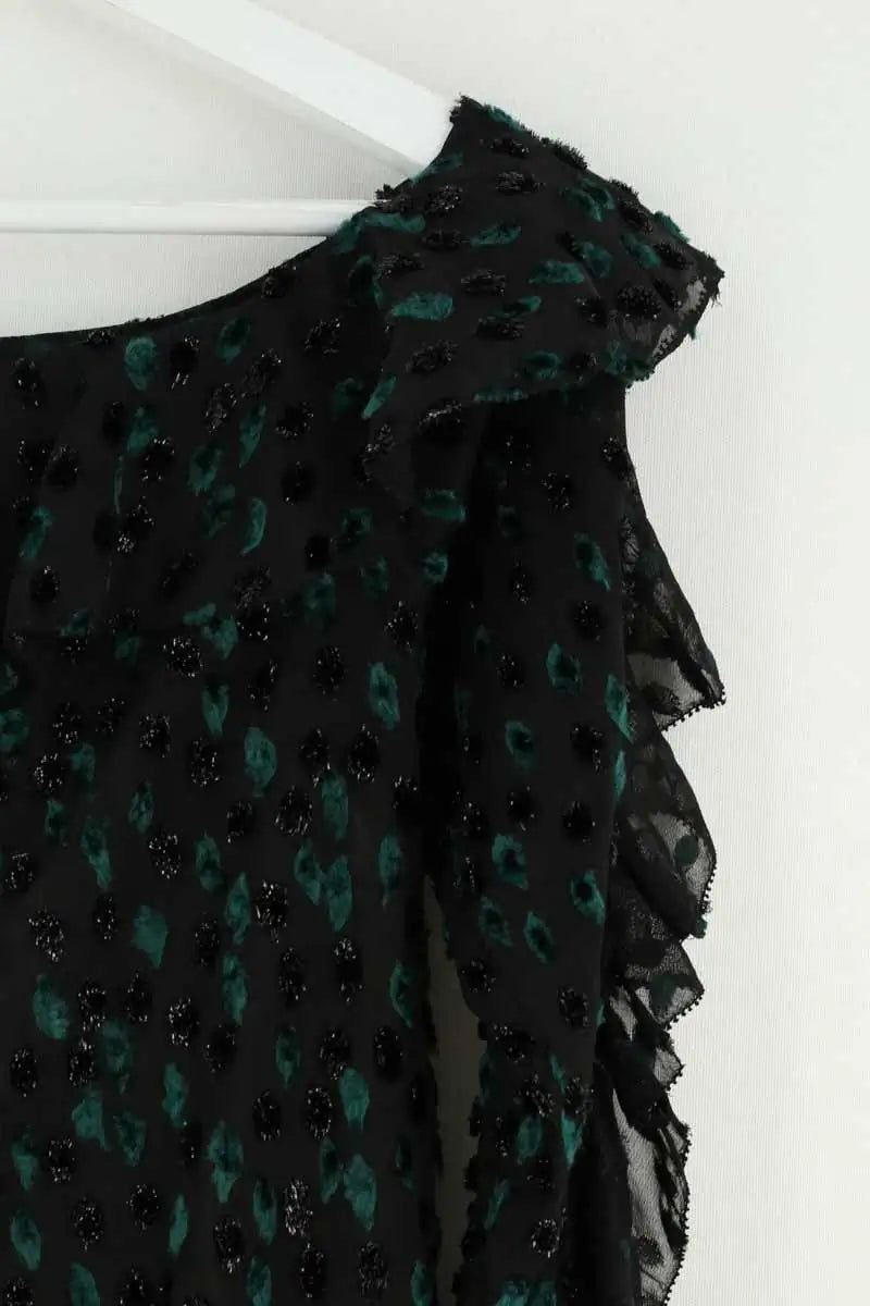 Blouse The Kooples Noir en Synthétique