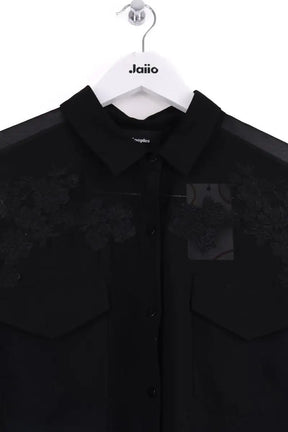 Blouse The Kooples Noir en Synthétique