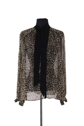 Blouse The Kooples Noir en Synthétique, taille S - Seconde Main