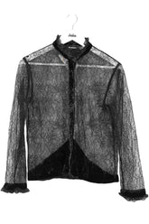 Blouse The Kooples Noir en Synthétique, taille S - Seconde Main