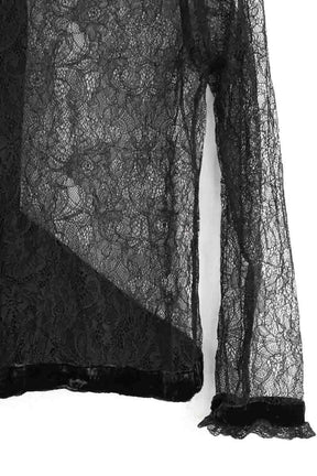 Blouse The Kooples Noir en Synthétique
