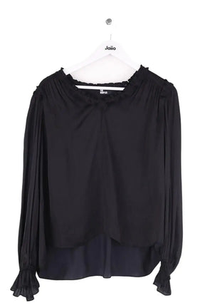 Blouse The Kooples Noir en Synthétique, taille XS - Seconde Main
