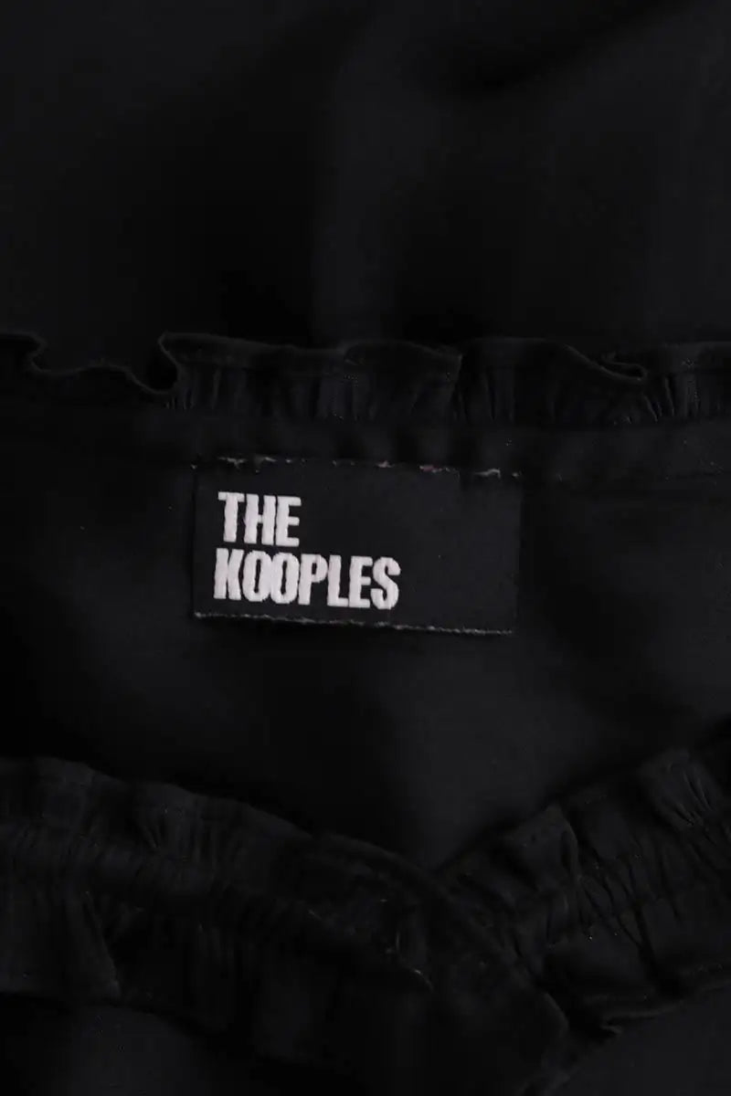 Blouse The Kooples Noir en Synthétique