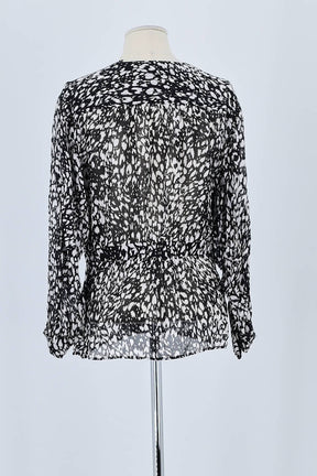 Blouse The Kooples Noir en Viscose