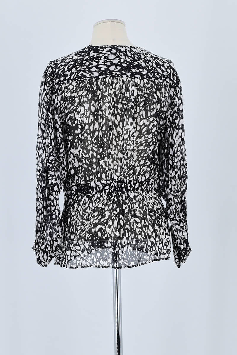 Blouse The Kooples Noir en Viscose
