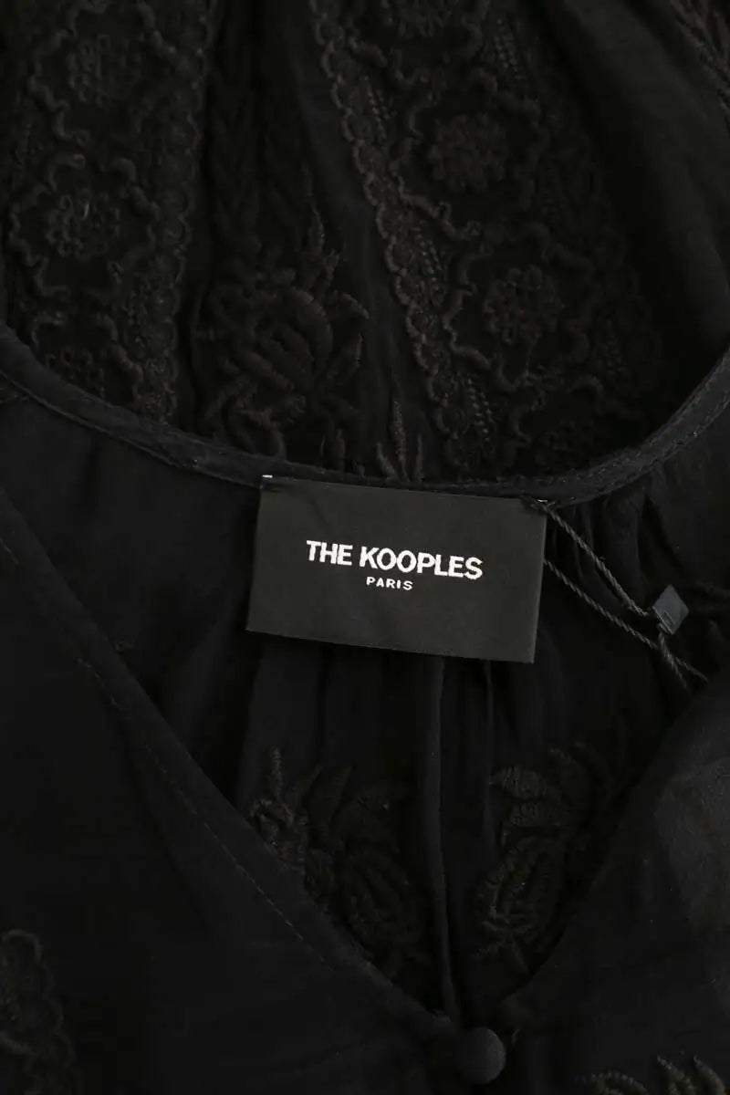 Blouse The Kooples Noir en Viscose