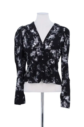 Blouse The Kooples Noir en Viscose, taille S - Seconde Main