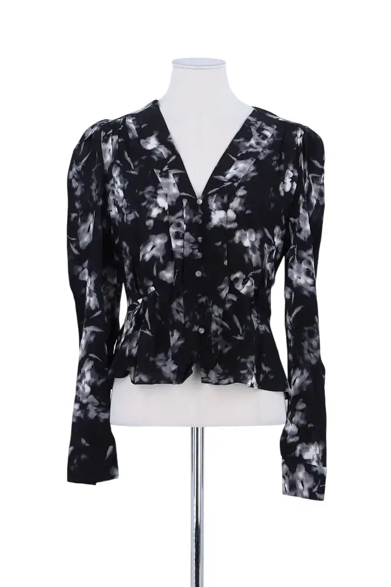 Blouse The Kooples Noir en Viscose, taille S - Seconde Main