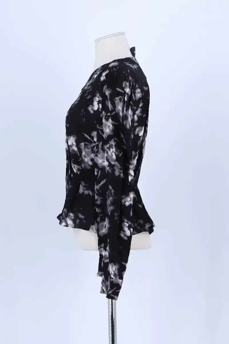 Blouse The Kooples Noir en Viscose
