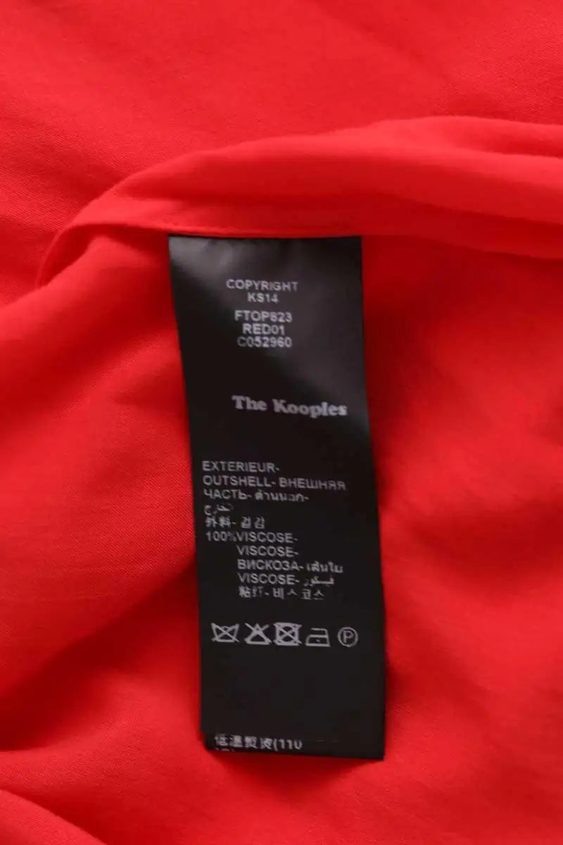 Blouse The Kooples Rouge en Viscose