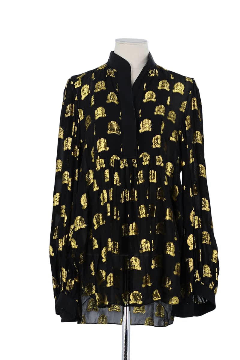 Blouse Tommy Hilfiger Noir en Viscose, taille S - Seconde Main