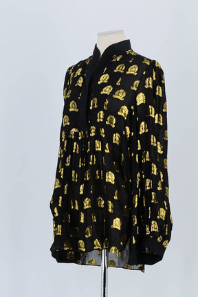 Blouse Tommy Hilfiger Noir en Viscose