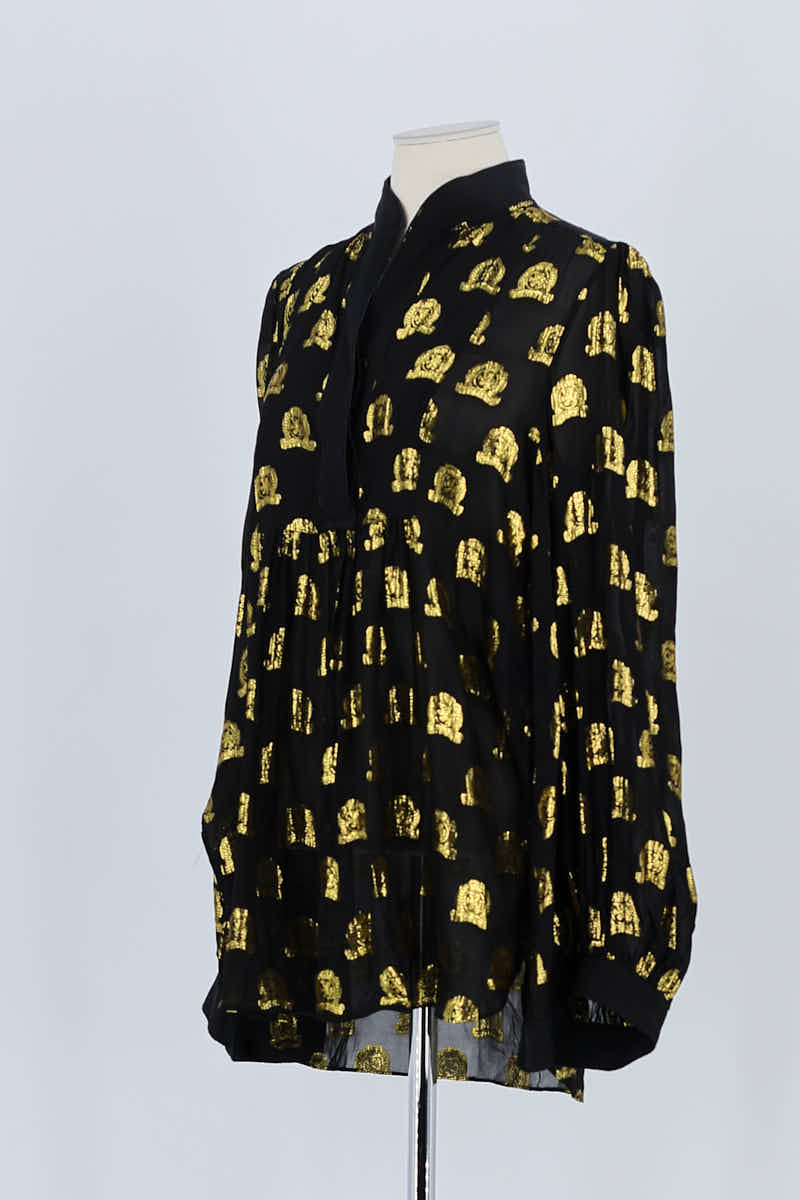 Blouse Tommy Hilfiger Noir en Viscose