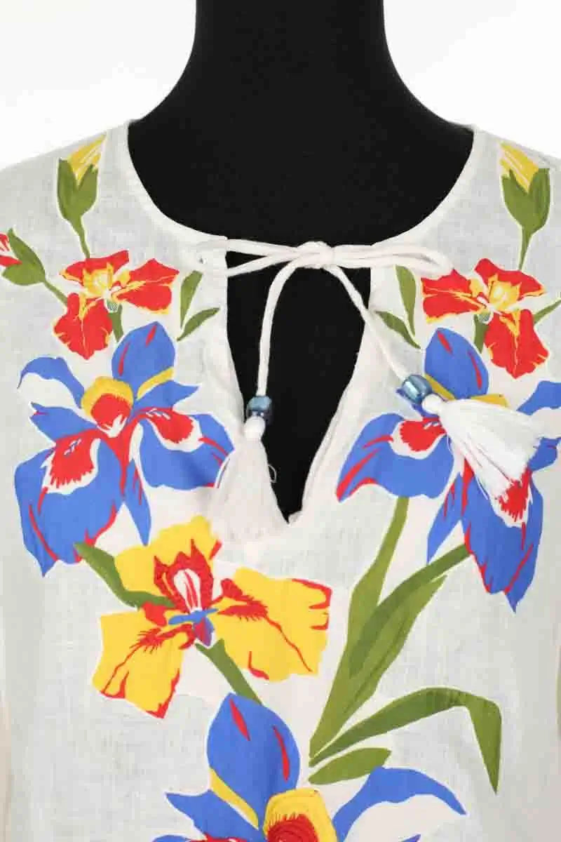 Blouse Tory Burch Blanc en Coton