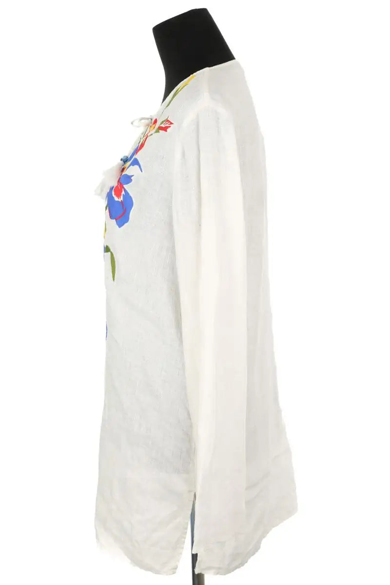 Blouse Tory Burch Blanc en Coton