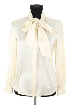 Blouse Tory Burch Ecru en Soie, taille XS - Seconde Main