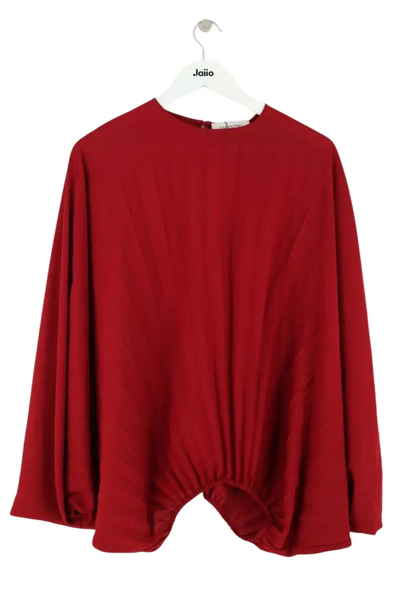 Blouse Valentino Rouge en Synthétique, taille M - Seconde Main