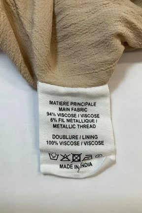 Blouse Vanessa Bruno Beige en Viscose