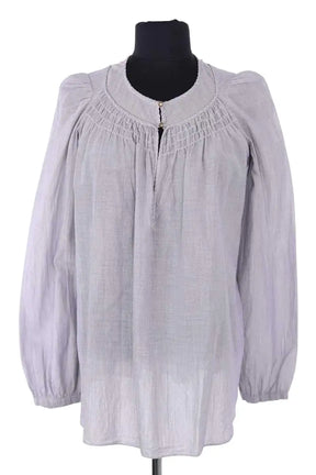 Blouse Vanessa Bruno Blanc en Coton, taille S - Seconde Main