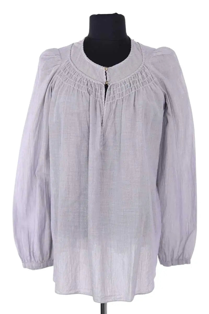 Blouse Vanessa Bruno Blanc en Coton, taille S - Seconde Main