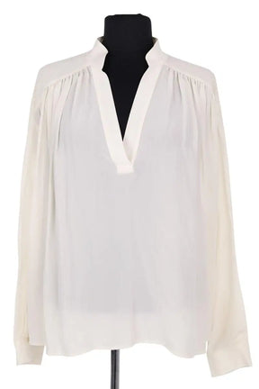 Blouse Vanessa Bruno Blanc en Synthétique, taille S - Seconde Main