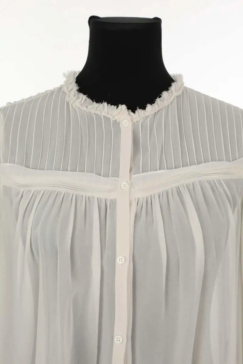 Blouse Vanessa Bruno Ecru en Soie